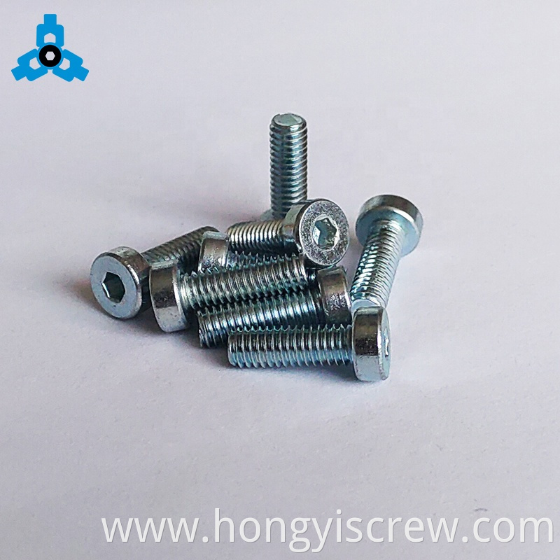 DIN7984 Hex Hex Socket Head Cap Carbon Steel Machine Screw Allen OEM Stock Support